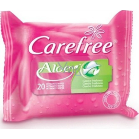 Carefree Aloe Vera obrúsky na intímnu hygienu 20 kusov