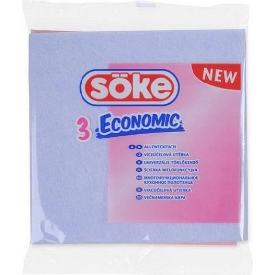 Söke Economic viacúčelová utierka 38 x 38 cm 3 kusy