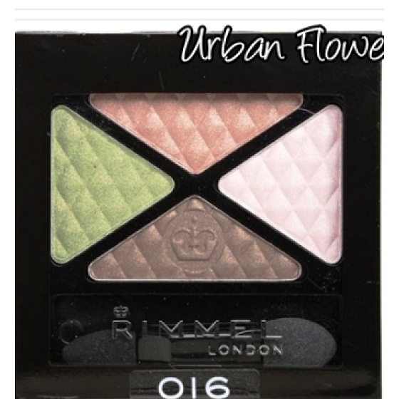Rimmel London Glam Eyes quad očné tiene 016 Urban Flower 4 g