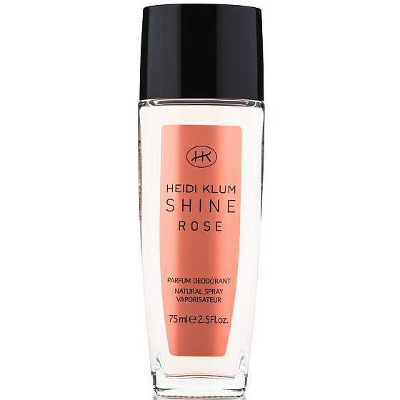 Heidi Klum Shine Rose parfumovaný dezodorant sklo pre ženy 75 ml Tester