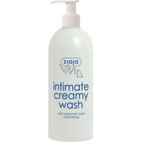 Ziaja Intima Kyselina hyalurónová hydratačný krémový intímny hygienický dávkovač 500 ml