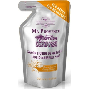Ma Provence Bio Pomarančové kvety tekuté mydlo náhradná náplň 250 ml