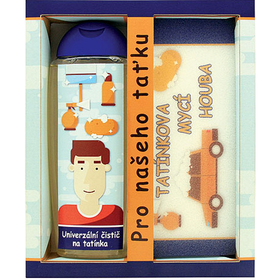 Bohemia Gifts Pre otecka sprchový gél 300 ml a ockova špongia