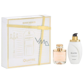 Boucheron Quatre Femme toaletná voda 100 ml + telové mlieko 200 ml, darčeková sada