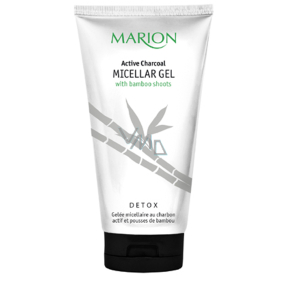 Marion Detox Black Micellar gel Bamboo micelárny gél na tvár odstraňuje zvyšky make-upu 150 ml