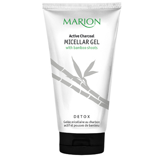 Marion Detox Black Micellar gel Bamboo micelárny gél na tvár odstraňuje zvyšky make-upu 150 ml
