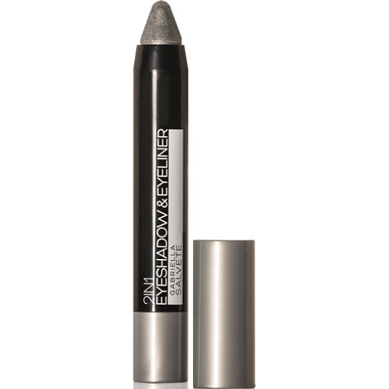 Gabriella salva Eyeshadow & Eyeliner 2v1 metalické očné tiene a ceruzka 01 Grey 3,5 g