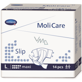 MoliCare Slip Maxi L 120-150 cm 9 kvapiek zalepovacie plienkové nohavičky pre veľmi ťažký stupeň inkontinencie 14 kusov