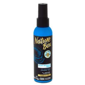 Nature Box Kokos Hydratačný vlasový sprej sa pre všetky typy vlasov, bez fixácie 100% za studena lisovaným olejom, vhodné pre vegánov 150 ml