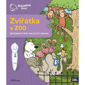 Albi Kúzelné čítanie interaktívna hovoriaca kniha Zvieratká v ZOO, vek 2+