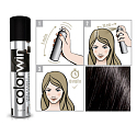 Colorwin Sprej na krytie šedín a odrastov Čierna 75 ml