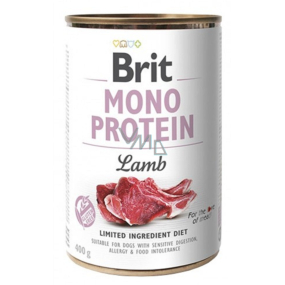 Brit Mono Proteín Jahňacie Kompletné krmivo pre psov 400 g