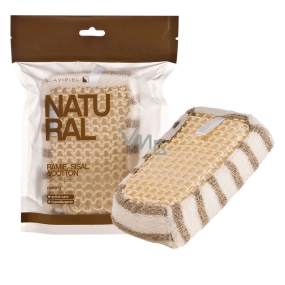Suavipiel Ramie Sisal & Cotton Sponge prírodné, bavlnená mäkká špongia na telo