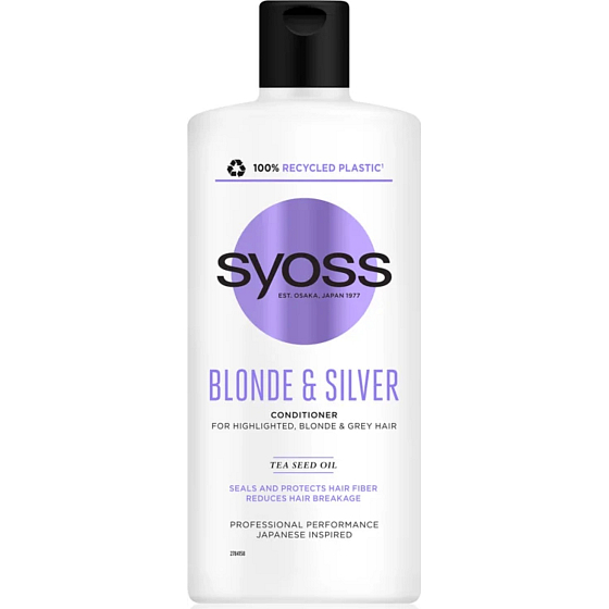 Syoss Blonde & Silver kondicionér na melír, blond a šedivé vlasy 440 ml