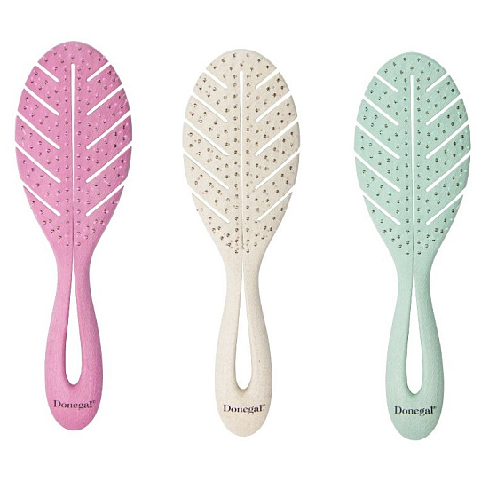 Donegal Eco Brush Kefa na vlasy biologicky odbúrateľný 23,5 cm, 1 kus, viac farieb 1275
