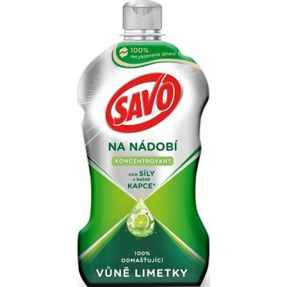 Savo Limetka prostriedok na ručné umývanie riadu 450 ml