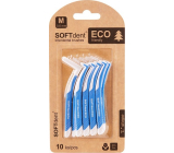 Soft Dent Eco medzizubná kefka zahnutá M 0,6 mm 10 kusov