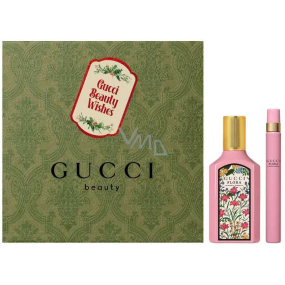 Gucci Flora Gorgeous Gardenia Eau de Parfum 50 ml + Eau de Parfum 10 ml miniatúra, darčeková sada pre ženy