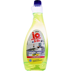 IO Sgrasse Brilla koncentrovaný odmasťovač, náplň, 750 ml