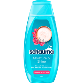 Schauma Moisture & Shine šampón s ryžovou vodou pre normálne a suché vlasy 400 ml