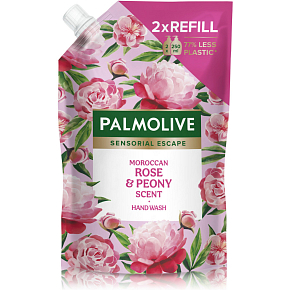 PALMOLIVE tekuté mydlo-náhradná náplň- Růže a Pivoňka 500 ml