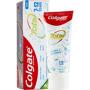 Colgate zubná pasta Total Junior 7-12 rokov, 50 ml