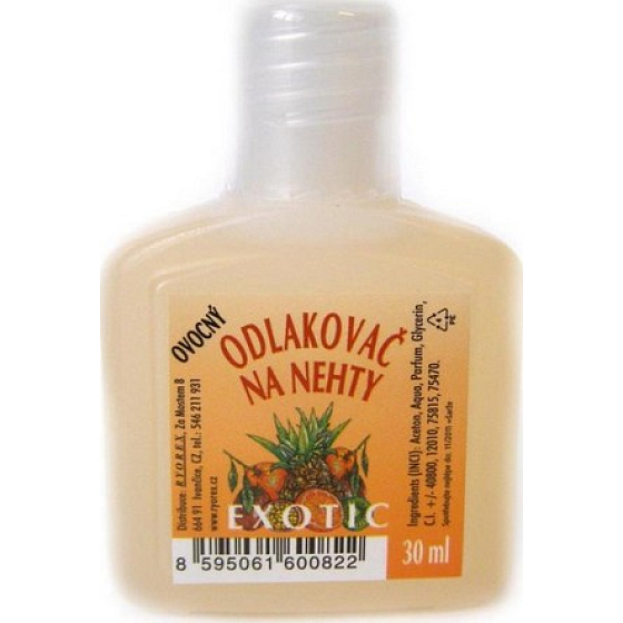 Bion Cosmetics Exotic odlakovač na nechty 30 ml cestovné balenie
