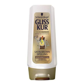 Gliss Kur Satin Brown regeneračný balzam na vlasy 200 ml