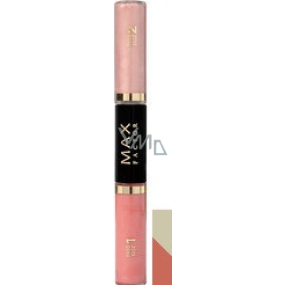 Max Factor Nailfinity Colour & Gloss rúž a lesk 580 Crystal Bronze 2 x 3 ml