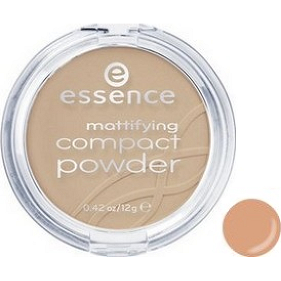 Essence Mattifying Compact Powder púder 09 Soft Tan 12 g
