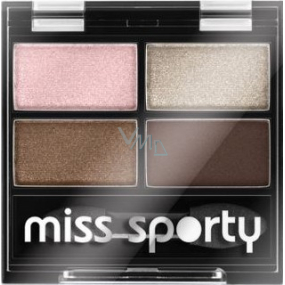 Miss Sporty Studio Colour Quattro očné tiene 407 Mysterious Smoky 3,2 g