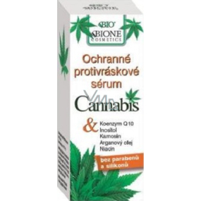 Bione Cosmetics Cannabis ochranné protivráskové sérum pre všetky typy pleti 40 ml