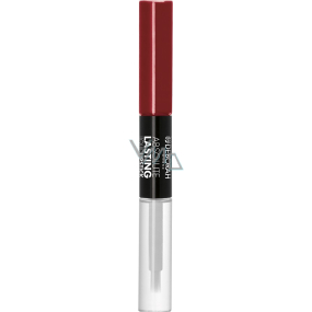 Deborah Milano Absolute Lasting Liquid Lipstick 2v1 rúž a lesk na pery 08 Classic Red 2 x 4 ml