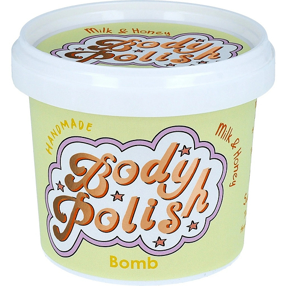 Bomb Cosmetics Mlieko a Med - Milk and Honey Prírodné sprchový Pelling 365ml