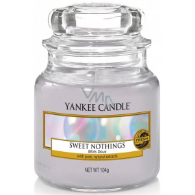 Yankee Candle Sweet Nothings - Sladké nič vonná sviečka Classic malá sklo 104 g