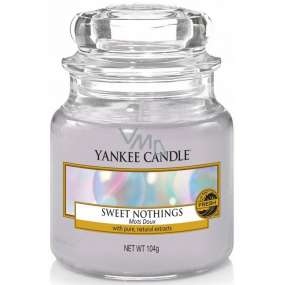 Yankee Candle Sweet Nothings - Sladké nič voňavá sviečka Classic malá sklo 104 g