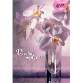 Ditipo Hracie prianie k narodeninám Všetko najlepšie Eva a Vašek Biela orchidea 224 x 157 mm