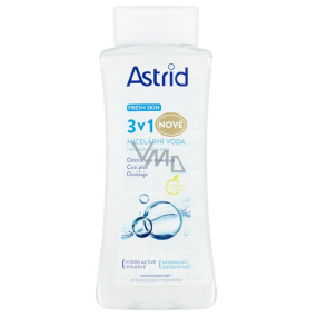 Astrid Fresh Skin 3v1 Micelárna voda odstraňuje make up, čistí, osviežuje na tvár, oči a pery pre normálnu až zmiešanú pleť 400 ml