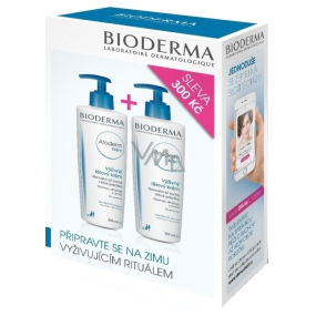 Bioderma Atoderm výživný telový krém pre normálnu suchú až citlivú pokožku 2 x 500 ml