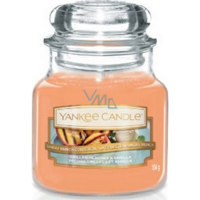 Yankee Candle Grilled Peaches & Vanilla - Grilované broskyne a vanilka vonná sviečka Classic malá sklo 104 g