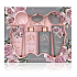 Baylis & Harding Zamatová ruže a Kašmír sprchový krém 300 ml + kúpeľové mlieko 300 ml + umývací gél 130 ml + mlieko na ruky a telo 130 ml + toaletné mydlo 100 g + soľ do kúpeľa 100 g + žinka, kozmetická sada