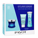 Payot Hydra 24+ & Blue Techni LissJour vyhladzujúci chronoaktivní krém 50 ml + Hydra 24+ Baume-en-masque hydratačná povzbudzujúce pleťová maska 15 ml + Hydra 24+ Essence podkladová tvarujúci emulzia 125 ml, kozmetická sada