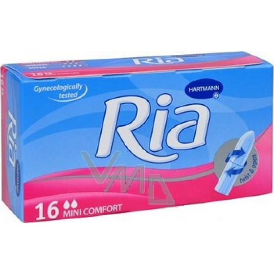 Ria Mini Comfort intímne tampóny pre slabú menštruáciu 16 kusov