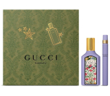 Gucci Flora Gorgeous Magnolia parfumovaná voda 50 ml + parfumovaná voda pre ženy 10 ml miniatúra, darčeková sada pre ženy