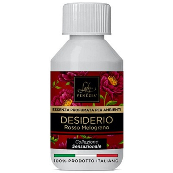Lady Venezia Desiderio - Červené granátové jablko - vonná esencia pre životné prostredie 150 ml