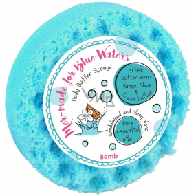 Bomb Cosmetics Mermade for Blue Water prírodná masážna sprchová hubka s vôňou 200 g