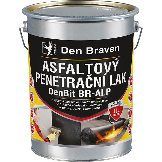 Den Braven DenBit BR-ALP asfaltový penetračný lak, 4,5 kg