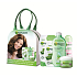 Garnier Kompletná starostlivosť denný krém + deo + telové mlieko + šampón + balzam, kozmetická sada