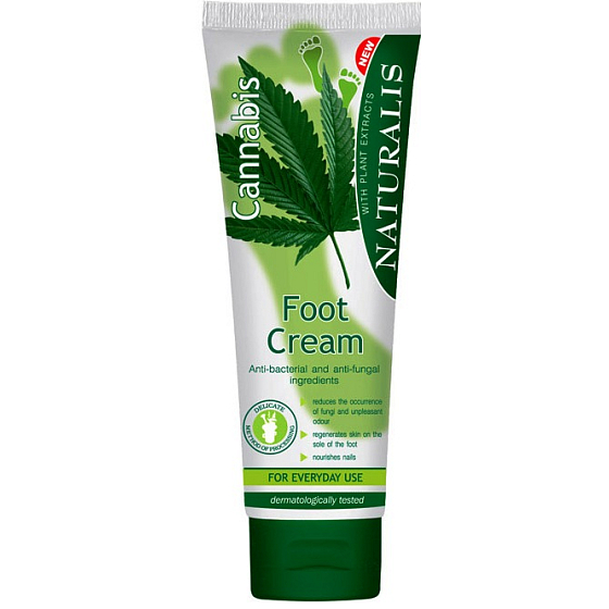 Naturalis Cannabis krém na nohy s konopným olejom 125 ml
