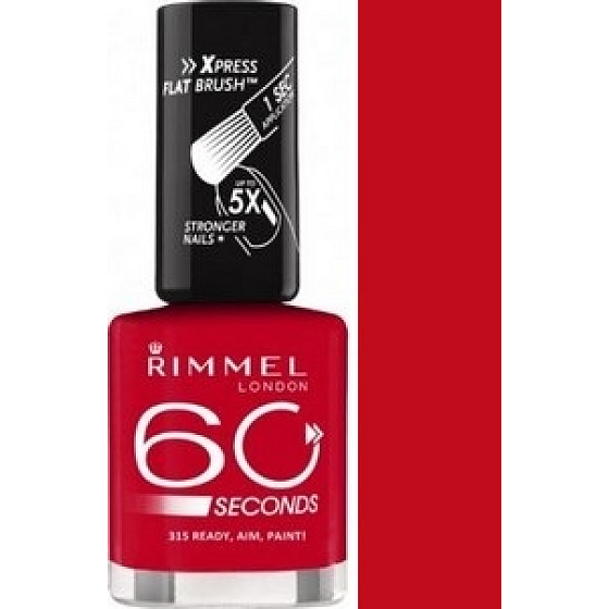 Rimmel London 60 sekund lak na nechty 305 Naughty But Nice 8 ml